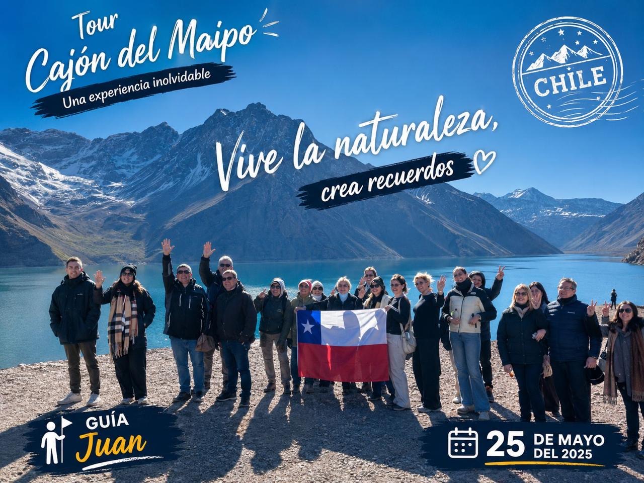 Tour Cajón del Maipo · 25 de mayo de 2025 · Guía Juan